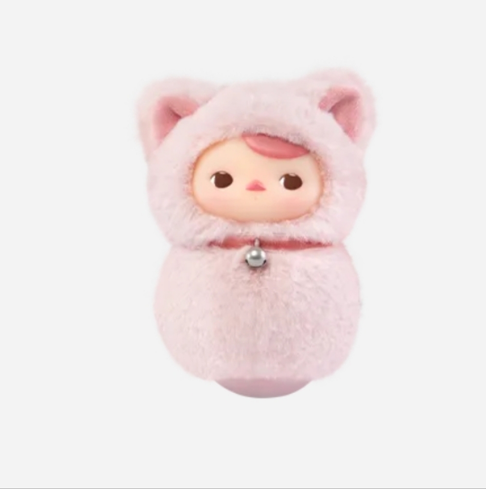 Popmart Pucky Roly Poly Kitty in Pink
